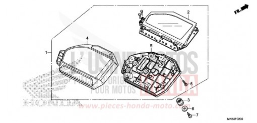 COMPTEUR CBR1000RAF de 2015